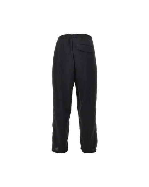 MARSĒM Black Canvas Pants With Elasticated Waist for men