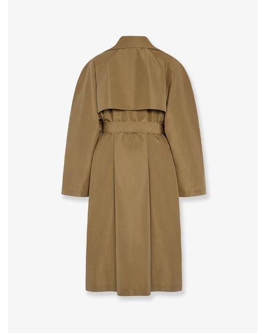 The Row Natural Amapola Ultrafine Silk Trench Coat