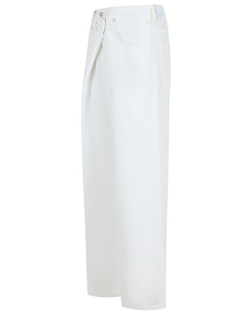 Agolde White Vana Cotton Jeans