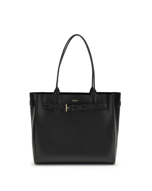 Tom Ford Black Large Tote Bag