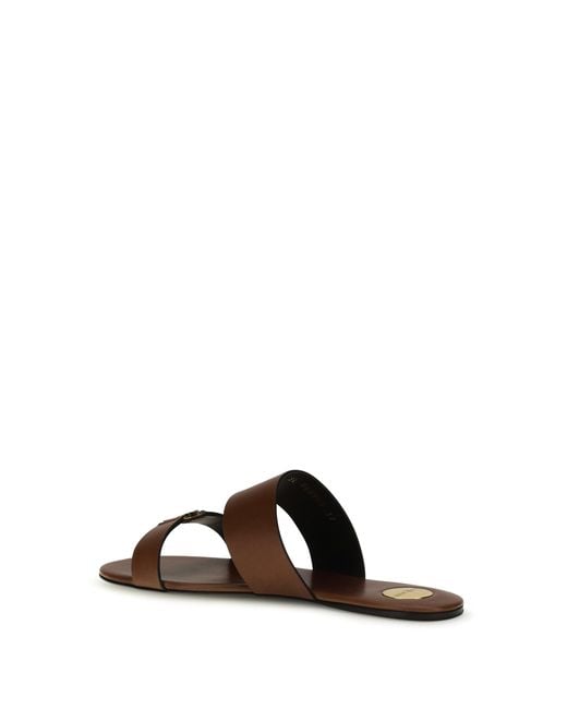 Saint Laurent White Ibiza Sandals