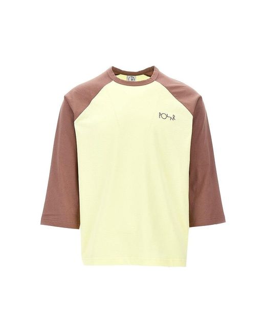 Men's Yellow 3/4 Sleeves T-Shirt