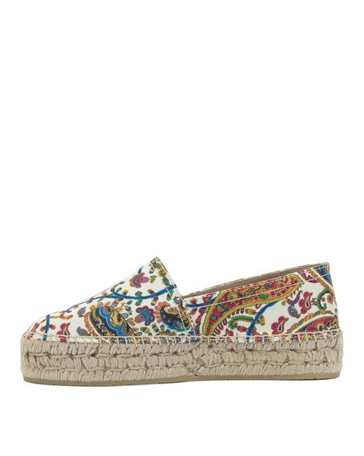 Etro Brown Cotton Espadrilles