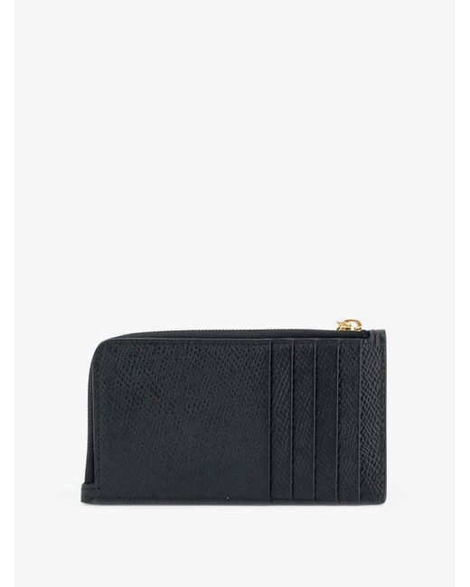 Céline Black Leather Card Holder