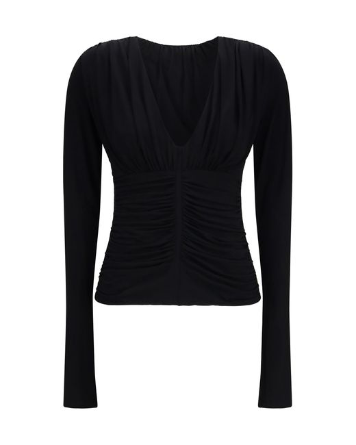 Max Mara Black Beato Long-Sleeved Top
