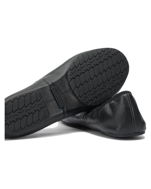 Tory Burch Black Reva Travel Ballet