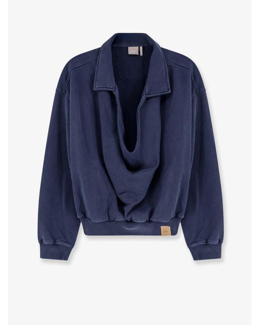 Dior Blue Dior Cotton Sweatshirt for men