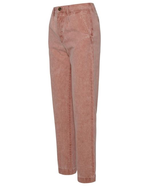 BLUE OF A KIND Pink Of A Kind Cotton Danubio Jeans