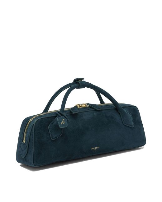 Alaïa Blue "Le Teckel" Medium Handbag