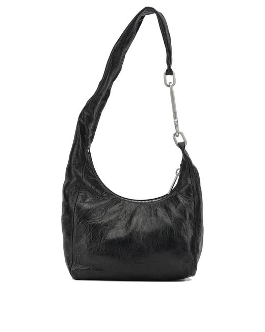 Rick Owens Black "Disco Gemini" Small Shoulder Bag