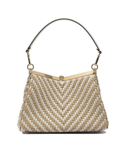 Etro White Small "Vela" Shoulder Bag