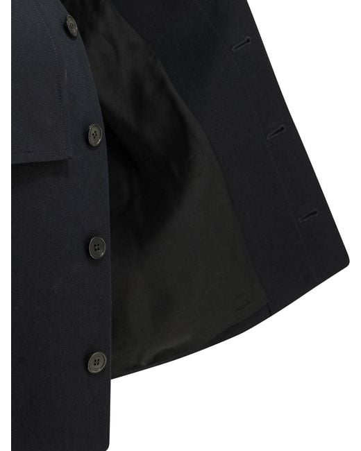 Céline Black Wool Cotton Jacket