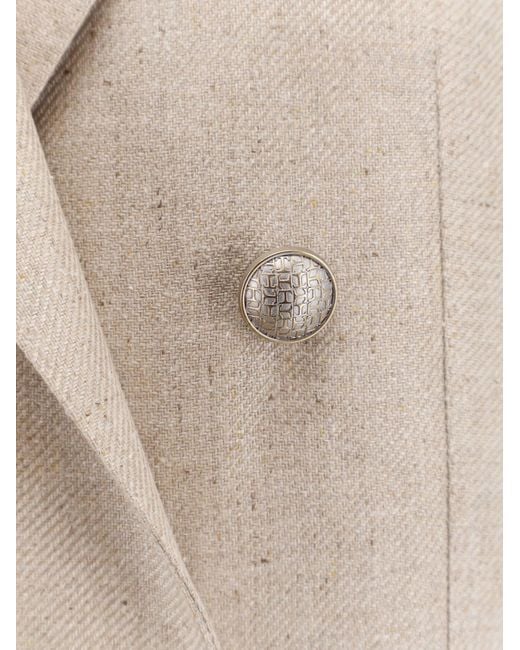 Tagliatore Natural Jasmine Silk Blazer