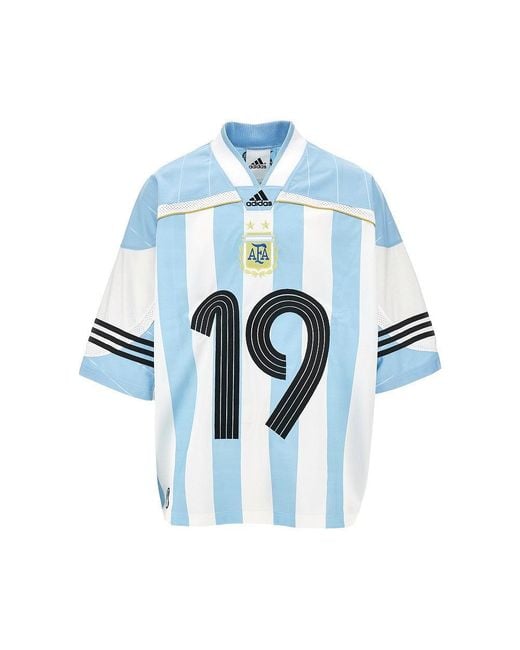 Adidas Originals Blue 'Argentina 2006' Oversized T-Shirt for men