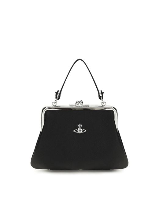 Vivienne Westwood Black Granny Handbag