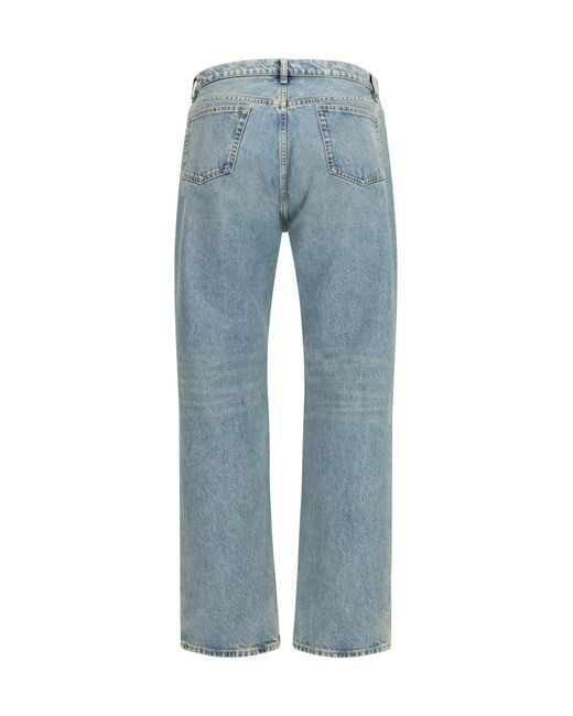 Margiela Blue Belt-Loop Jeans Ice for men