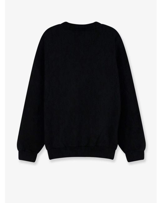 Balenciaga Black Cotton Sweatshirt for men