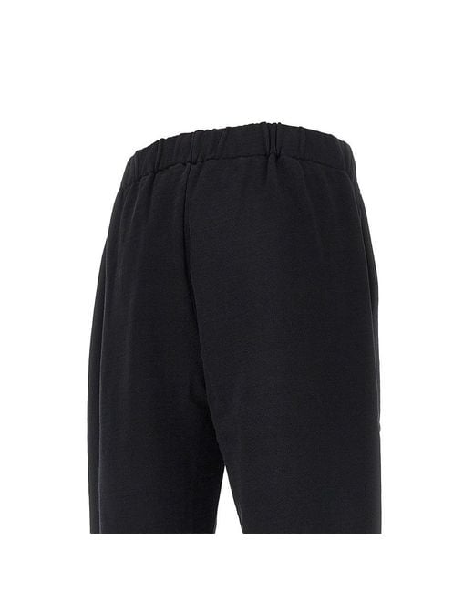Jacquemus Black 'Rond Carré' Cotton Pants for men