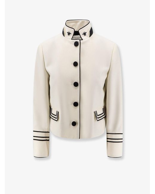 Dior Natural Wool And Mohair Blazer