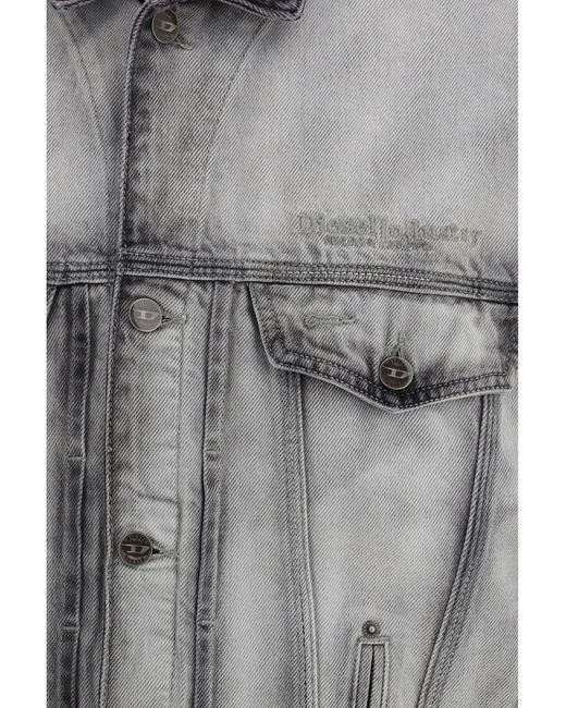 DIESEL Gray D-Denver Denim Jacket for men
