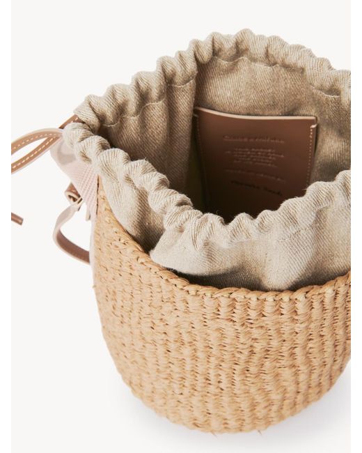 Chloé Natural Chloé Woody Shoulder Bag