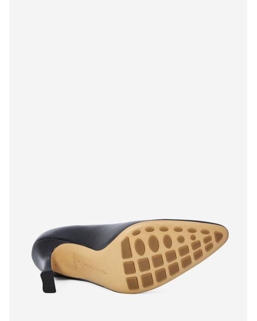 Bottega Veneta Blue Sofia Leather Pumps