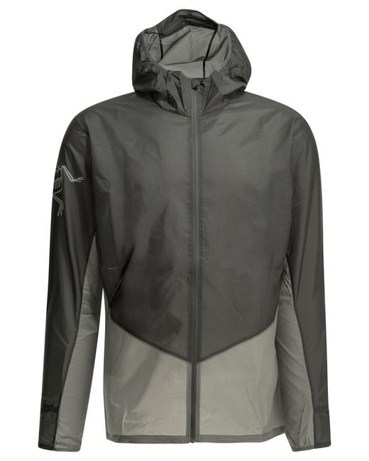 Arc'teryx Gray "Norvan Winshell" Windbreaker Jacket for men