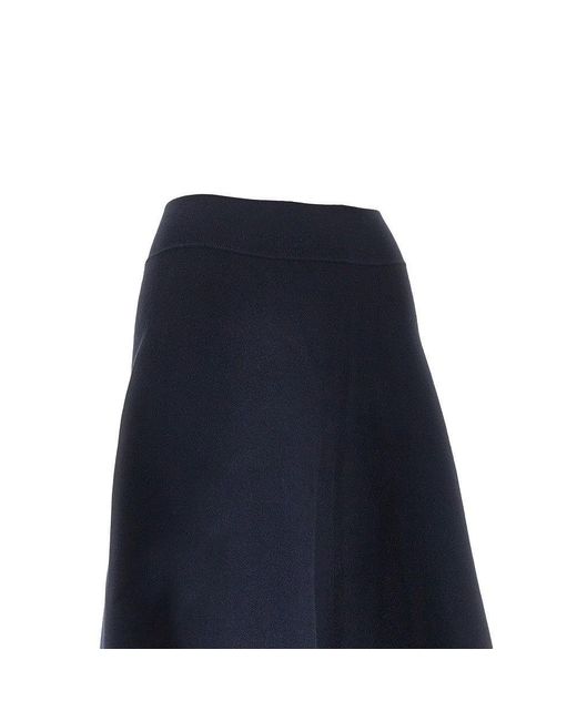 Frankie Shop Blue 'July' Knitted Midi Skirt
