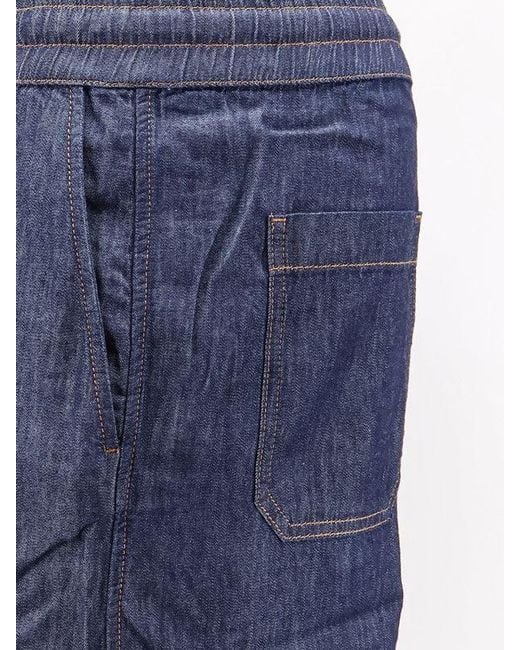Loewe Blue Jeans With Adjustable Drawstring for men