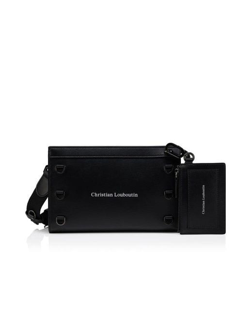 Christian Louboutin Black Kosmica Small Crossbody Bag for men