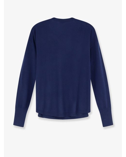 Aspesi Blue Virgin Wool Sweater