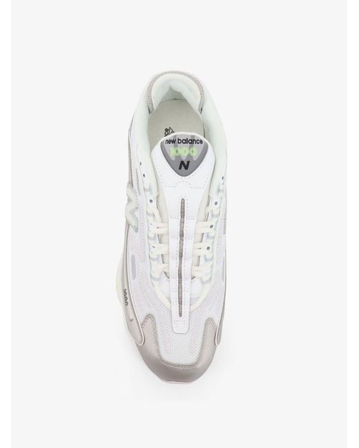 New Balance White 1000 Mesh Sneakers for men
