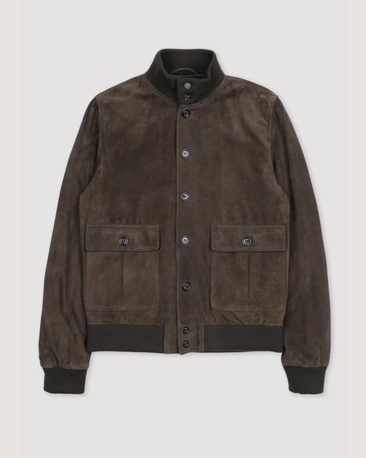 Valstar Brown Valastrino Suede Jacket for men
