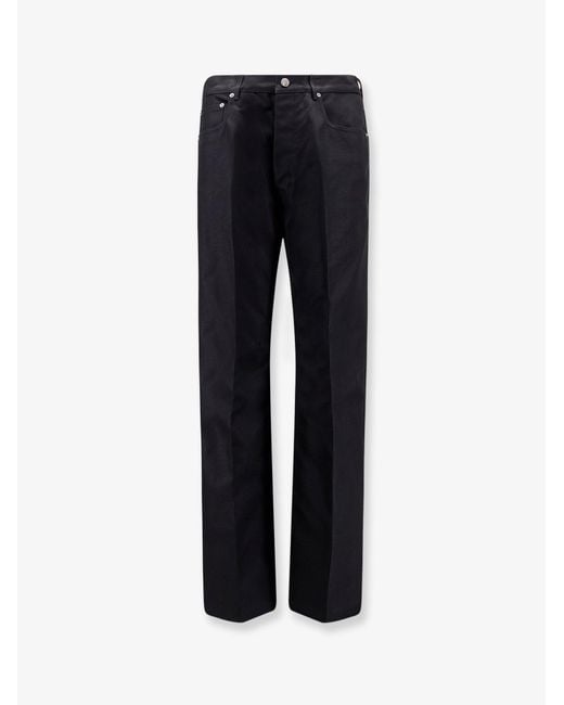 Men's Blue Geth Certified Cotton Blend Trousers