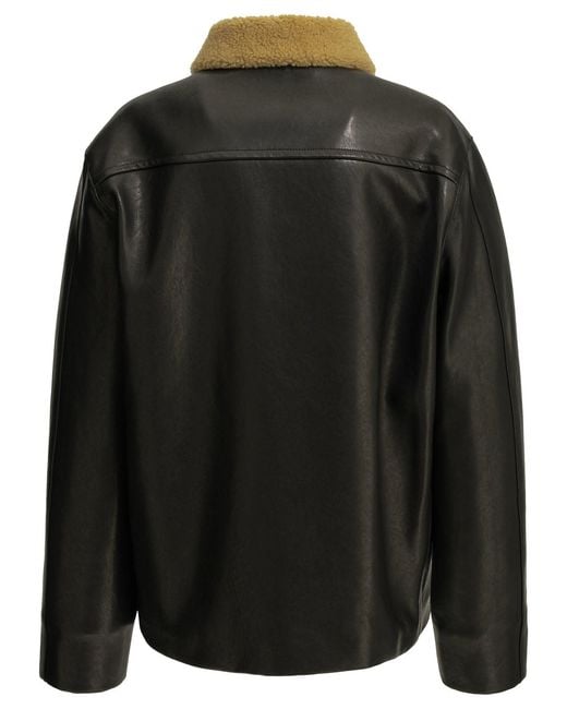 Khaite Black Wilson Leather Jacket