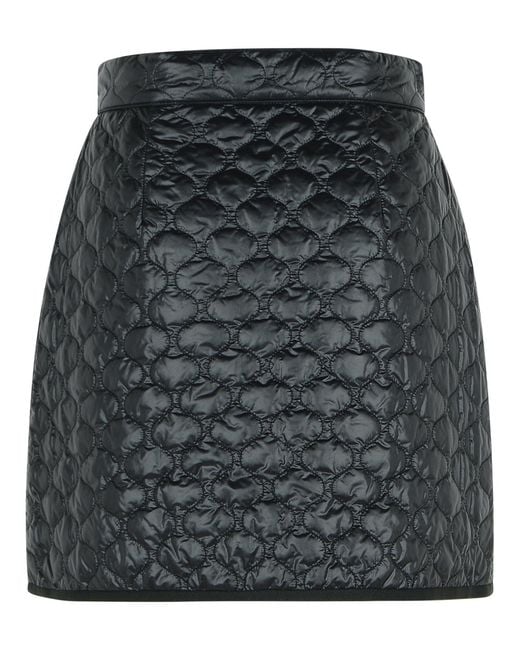 Moncler Gray Polyamide Skirt