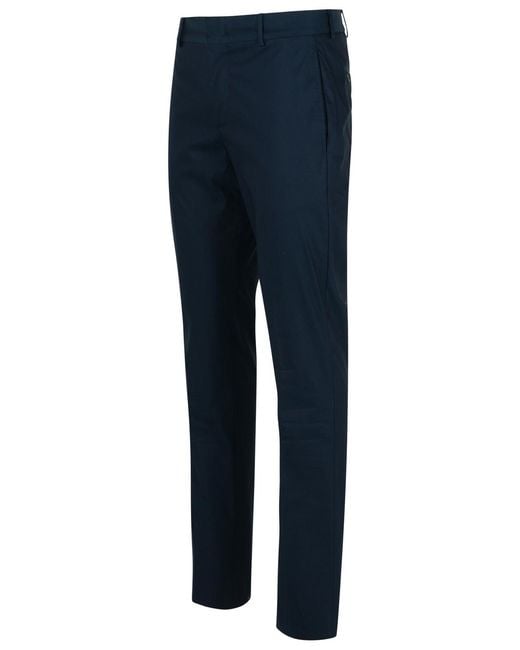 PT01 Blue Epsilo Polyester Blend Pants for men