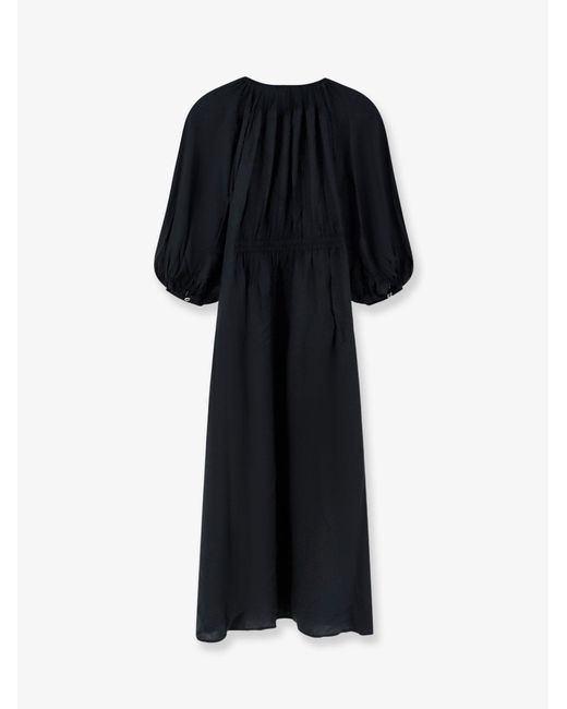 LAMRONS Black Dress Modal Silk