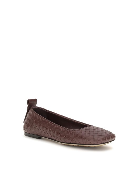 Bottega Veneta White Ballerina Shoes Charlotte
