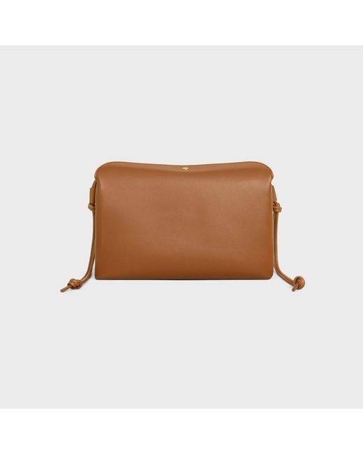 Céline Brown Trio Flap Small Shoulder Bag