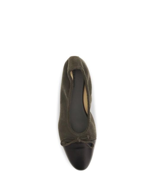 Dear Frances White Ballerina Flats Gala