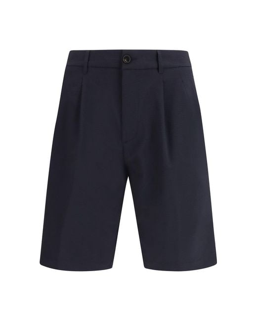 Cruna Blue Shorts Sartorial for men