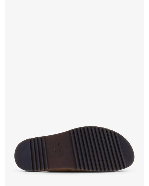 Rick Owens Brown Suede Sandals for men