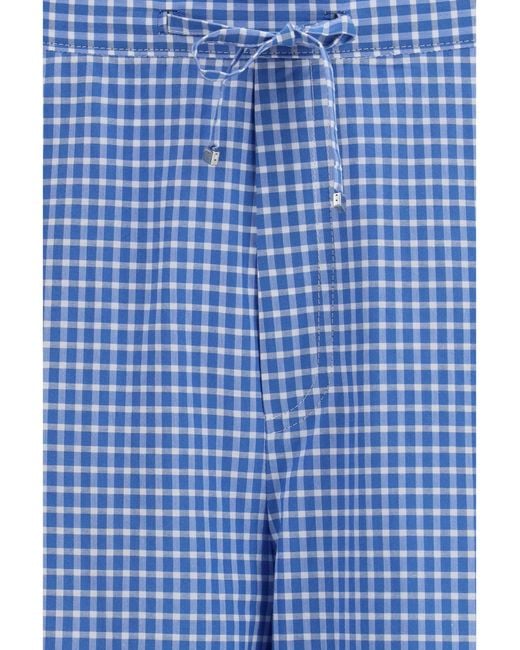 Loewe Blue Drawstring Cotton Pants for men