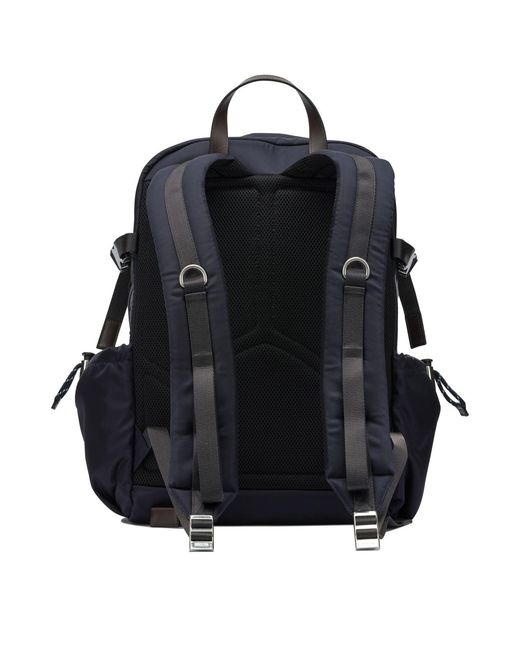 Prada Blue Speedrock Backpack for men