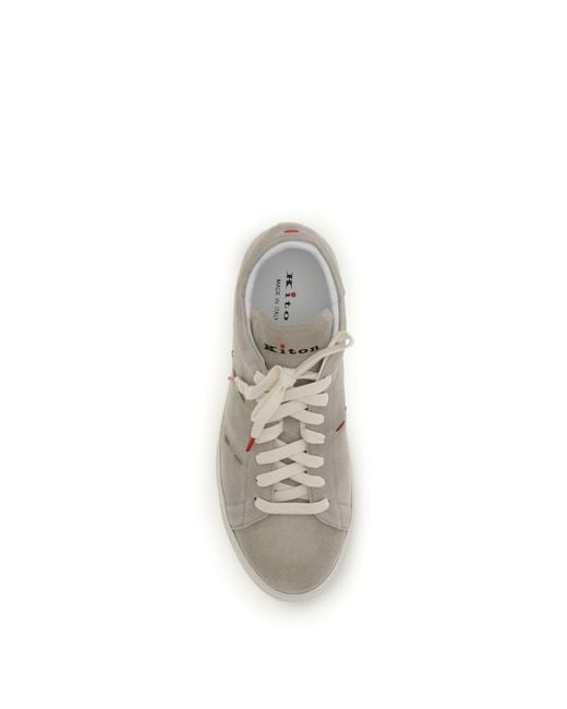 Kiton White Sneakers for men