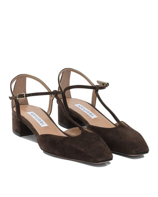 Aquazzura Brown "Sorbonne 35 Mm" Pumps