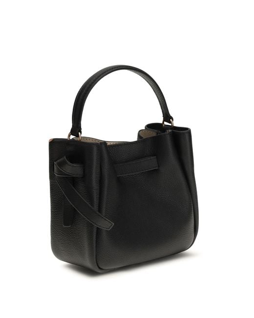 Tory Burch Black Mini Bucket Bag Romy