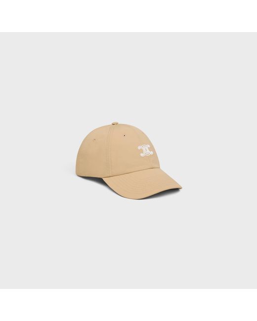 Céline Natural Triomphe Baseball Hat