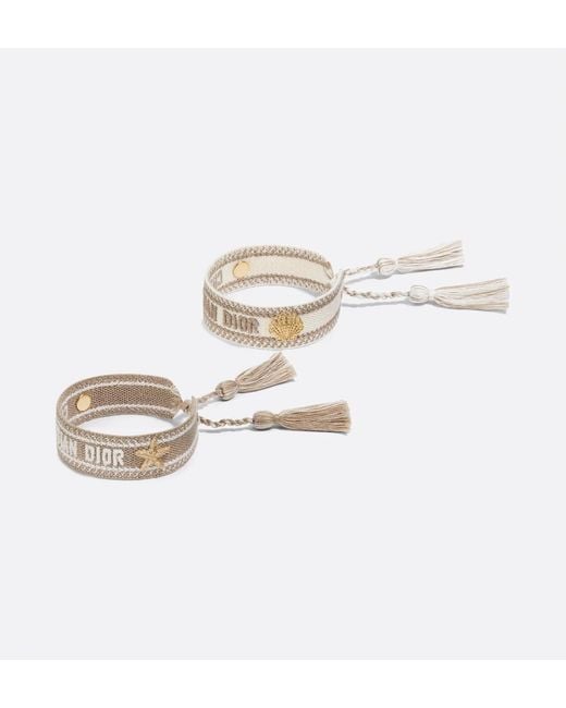 Dior Metallic "Iviera" Bracelet Set